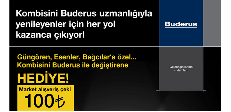Geleceğin ısıtma uzmanı Buderus’dan