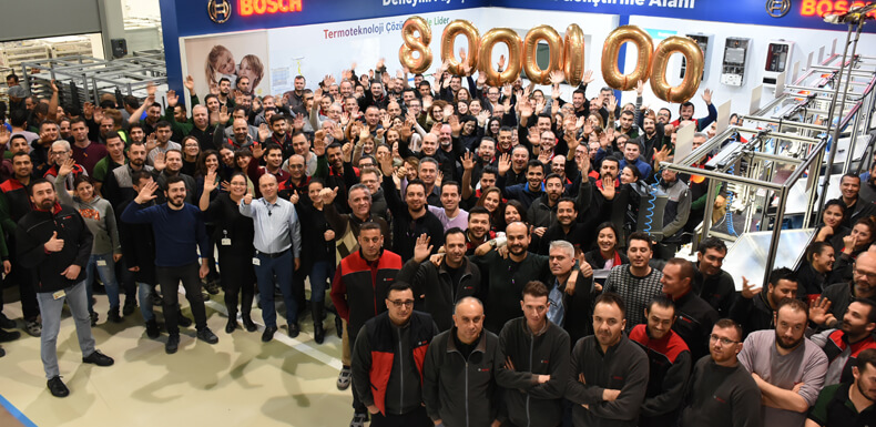 Bosch Termoteknik’ten 8 Milyon Kombi