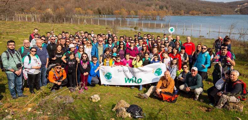 Wilo Türkiye ve Atlas Dergisi iş birliğiyle susuzluk tehdidine dikkat çekmek için doğa yürüyüşü düzenlendi