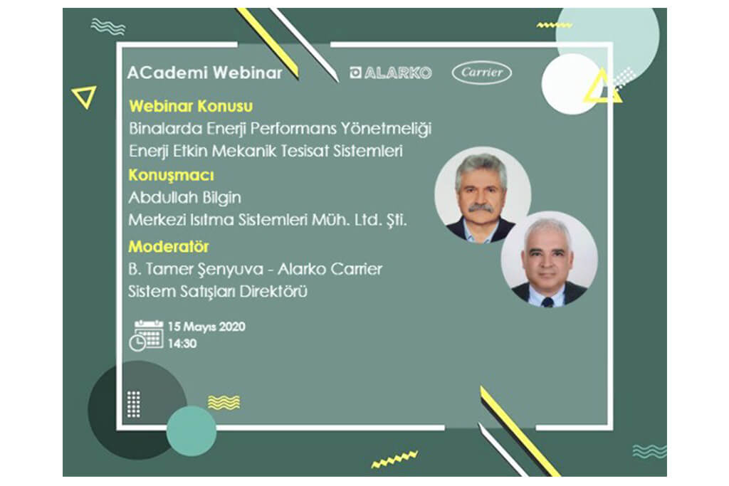 Alarko Carrier ACademi Webinar Duyurusu