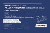 “Masdaf Üniversiteler Arası Proje Yarışması”na Başvurular Başladı