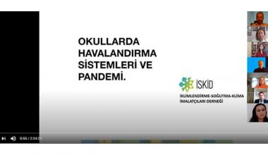 “Okullarda Havalandırma Sistemleri ve Pandemi” konulu webinar yapıldı