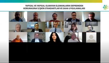 İSKİD “Yapısal ve Yapısal Olmayan Elemanların Depremden Korunmasına İlişkin Standartlar ve Saha Uygulamaları” konulu webinar düzenledi