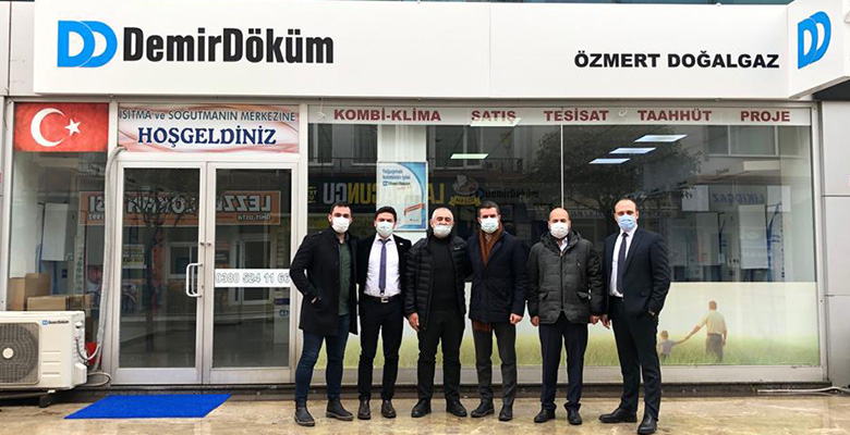 DemirDöküm’den Düzce merkezdeki yetkili satıcısı Özmert Doğalgaz’a ziyaret