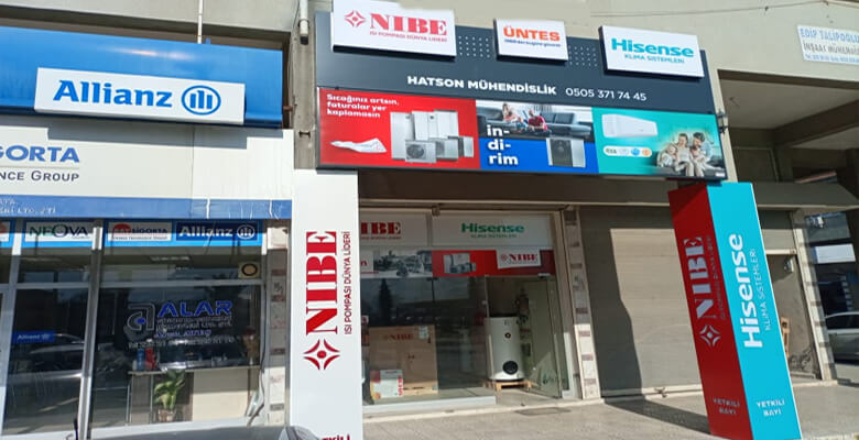 ÜNTES, NIBE ve HISENSE Markaları ile Şimdi HATAY Hatson Mühendislikte