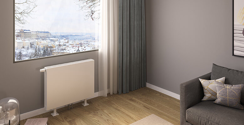 E.C.A., kış soğuğunu dizayn panel radyatörler ile durduruyor