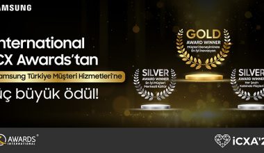 Samsung Türkiye’ye müşteri deneyiminde uluslararası 3 ödül birden
