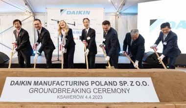 Daikin Avrupa, Polonya’daki ilk ısı pompası fabrikasının temelini attı: 2030 YILINA KADAR 3 BİN YENİ İSTİHDAM YARATILACAK